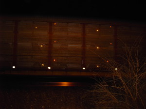 So I didn't get many pictures. If you look at this full-sized, you can see the automobiles inside.